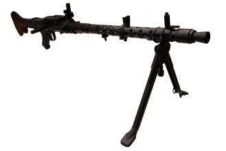 Photo CD1317-9 German MG34 machine gun replica