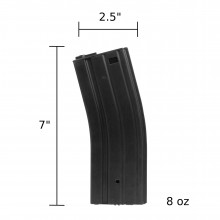 Photo CLE2008-4 AEG HIGH-cap metal magazine for M4 350 rounds