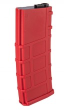CLE7110-1 Chargeur mid-cap 200 billes Rouge pour M4 séries Photo CLE7110-1 Chargeur mid-cap 200 billes Rouge pour M4 séries