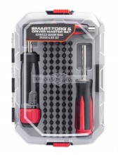 EN10051-02 Tournevis avec 83 embouts et tournevis dynamométrique SMART TORQ Photo EN10051-02 Tournevis avec 83 embouts et tournevis dynamométrique SMART TORQ