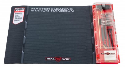 Photo EN10222-2 Master station de nettoyage d'armes de poing Real Avid