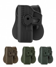 GE16040L-V Holster rigide Quick Release pour Glock 17 Gaucher Photo GE16040L-V Holster rigide Quick Release pour Glock 17 Gaucher