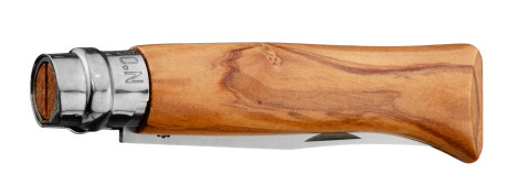 Photo LC280-08.jpg Couteau de poche Opinel n°8 Olivier + étui Alpine