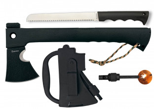 Albainox tactical axe, fire starter and saw