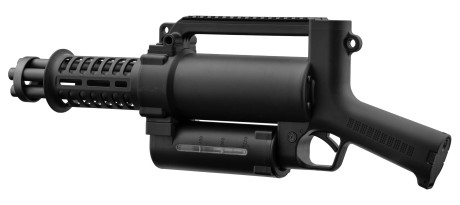 Photo LE1092-05.jpg WELL PRO Réplique Airsoft Minigun WE23-S