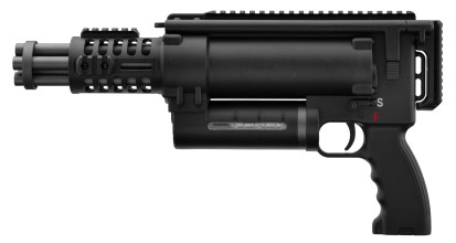 Photo LE1093-03.jpg WELL PRO Réplique Airsoft Minigun WE23-MINI