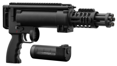 Photo LE1093-08.jpg WELL PRO Réplique Airsoft Minigun WE23-MINI