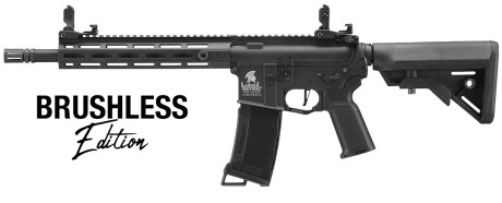 Photo LE9029-V.jpg Réplique AEG Hellion Black Gen3+  BRUSHLESS Edition ETU Nebula Garde Main 10"