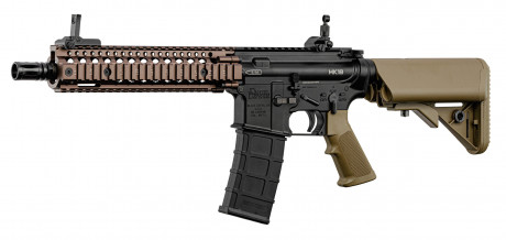 Réplique GBBR Daniel Defense MK18 Golden Eagle Tan