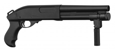 Réplique Fusil à Pompe M870 Golden Eagle à Gaz Noir