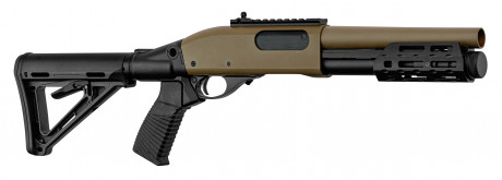 Photo LG3024-01 Replica M870 Shotgun with Golden Eagle Gas Stock