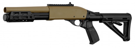 Photo LG3024-03 Replica M870 Shotgun with Golden Eagle Gas Stock