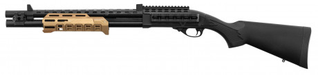 LG3033-06.jpg Strike Industries M870 Pump Action Shotgun Replica Black and Tan Photo LG3033-06.jpg Strike Industries M870 Pump Action Shotgun Replica Black and Tan