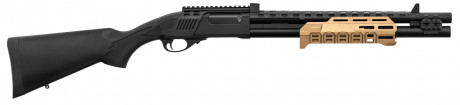 LG3033-07.jpg Strike Industries M870 Pump Action Shotgun Replica Black and Tan Photo LG3033-07.jpg Strike Industries M870 Pump Action Shotgun Replica Black and Tan