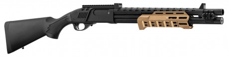 LG3033-08.jpg Strike Industries M870 Pump Action Shotgun Replica Black and Tan Photo LG3033-08.jpg Strike Industries M870 Pump Action Shotgun Replica Black and Tan