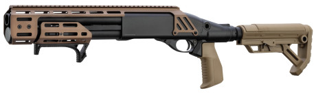 Réplique fusil à pompe A.T 8905 DOOMSDAY Tan ...