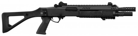 LG3050-03 Replica FABARM STF12 Compact pump shotgun black Gas Photo LG3050-03 Replica FABARM STF12 Compact pump shotgun black Gas