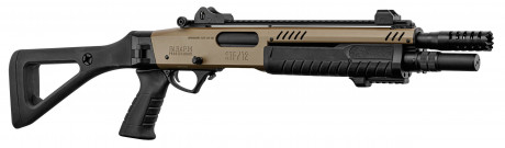 LG3051-01.jpg Replica FABARM STF12 Compact pump shotgun black Gas Photo LG3051-01.jpg Replica FABARM STF12 Compact pump shotgun black Gas