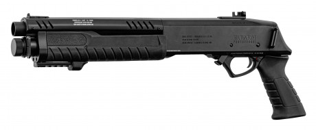 LG3055-03 Replica FABARM STF12 Short Initial pump shotgun black Gas Photo LG3055-03 Replica FABARM STF12 Short Initial pump shotgun black Gas