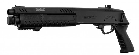 LG3055-24 Replica FABARM STF12 Short Initial pump shotgun black Gas Photo LG3055-24 Replica FABARM STF12 Short Initial pump shotgun black Gas