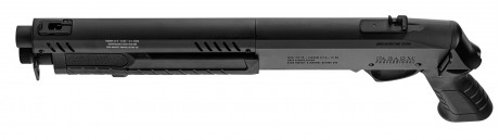 LG3055-28 Replica FABARM STF12 Short Initial pump shotgun black Gas Photo LG3055-28 Replica FABARM STF12 Short Initial pump shotgun black Gas