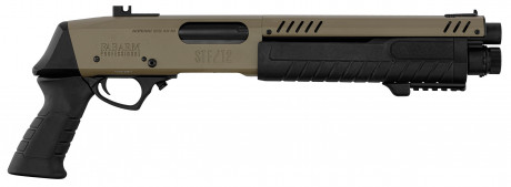LG3056-02.jpg Replica FABARM STF12 Short Initial pump shotgun black Gas Photo LG3056-02.jpg Replica FABARM STF12 Short Initial pump shotgun black Gas