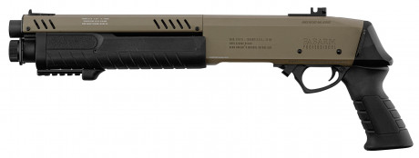LG3056-03.jpg Replica FABARM STF12 Short Initial pump shotgun black Gas Photo LG3056-03.jpg Replica FABARM STF12 Short Initial pump shotgun black Gas