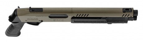 LG3056-06.jpg Replica FABARM STF12 Short Initial pump shotgun black Gas Photo LG3056-06.jpg Replica FABARM STF12 Short Initial pump shotgun black Gas