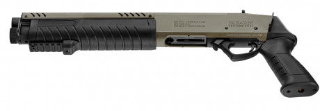 Photo LG3056-09 Replica FABARM STF12 Short Initial TAN Gas pump shotgun