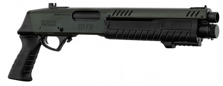 LG3057-01.jpg Replica FABARM STF12 Short Initial pump shotgun black Gas Photo LG3057-01.jpg Replica FABARM STF12 Short Initial pump shotgun black Gas