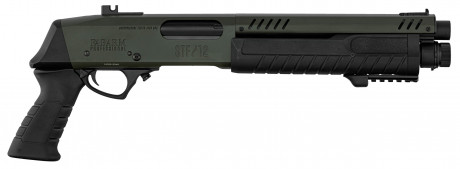 LG3057-02.jpg Replica FABARM STF12 Short Initial pump shotgun black Gas Photo LG3057-02.jpg Replica FABARM STF12 Short Initial pump shotgun black Gas