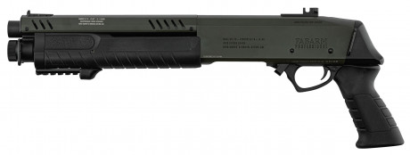 LG3057-03.jpg Replica FABARM STF12 Short Initial pump shotgun black Gas Photo LG3057-03.jpg Replica FABARM STF12 Short Initial pump shotgun black Gas