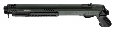 LG3057-08.jpg Replica FABARM STF12 Short Initial pump shotgun black Gas Photo LG3057-08.jpg Replica FABARM STF12 Short Initial pump shotgun black Gas