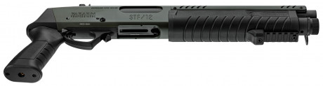 LG3057-10.jpg Replica FABARM STF12 Short Initial pump shotgun black Gas Photo LG3057-10.jpg Replica FABARM STF12 Short Initial pump shotgun black Gas