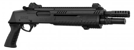 LG3060-01 Réplique fusil à pompe FABARM STF12 Short noir Gaz Photo LG3060-01 Réplique fusil à pompe FABARM STF12 Short noir Gaz