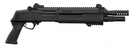 LG3060-02 Réplique fusil à pompe FABARM STF12 Short noir Gaz Photo LG3060-02 Réplique fusil à pompe FABARM STF12 Short noir Gaz