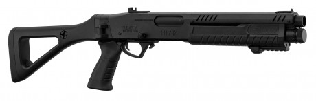 LG3063-01 Réplique fusil à pompe FABARM STF12 initial noir Gaz Photo LG3063-01 Réplique fusil à pompe FABARM STF12 initial noir Gaz
