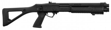 LG3063-03 Réplique fusil à pompe FABARM STF12 initial noir Gaz Photo LG3063-03 Réplique fusil à pompe FABARM STF12 initial noir Gaz