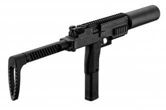 Photo LG7055-03 Replica SMG VMP-1X Black with 0.95J silencer