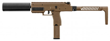 Réplique SMG VMP-1X Tan avec silencieux 