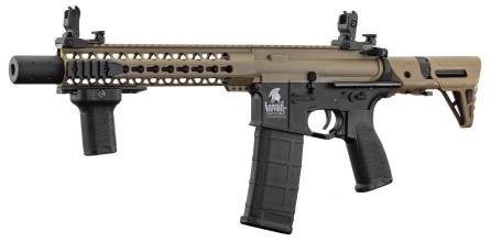 LK9052-1 Réplique AEG LT-19 GEN2 Silencer PDW 1J Tan / Noir Photo LK9052-1 Réplique AEG LT-19 GEN2 Silencer PDW 1J Tan / Noir
