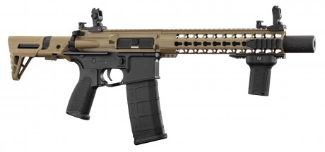 LK9052-4 Réplique AEG LT-19 GEN2 Silencer PDW 1J Tan / Noir Photo LK9052-4 Réplique AEG LT-19 GEN2 Silencer PDW 1J Tan / Noir