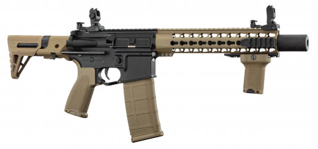 LK9053-4 Réplique AEG LT-19 GEN2 Silencer PDW 1J Tan / Noir Photo LK9053-4 Réplique AEG LT-19 GEN2 Silencer PDW 1J Tan / Noir