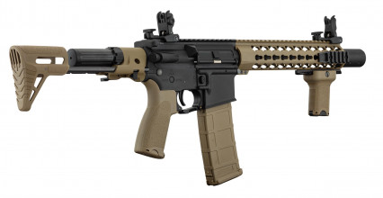 LK9053-5 Réplique AEG LT-19 GEN2 Silencer PDW 1J Tan / Noir Photo LK9053-5 Réplique AEG LT-19 GEN2 Silencer PDW 1J Tan / Noir