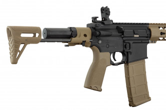 LK9053-6 Réplique AEG LT-19 GEN2 Silencer PDW 1J Tan / Noir Photo LK9053-6 Réplique AEG LT-19 GEN2 Silencer PDW 1J Tan / Noir