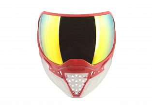 Photo MAS7237-1.jpg EVS Crystal SE Clear/Red Goggle with Fire Mirror Lens