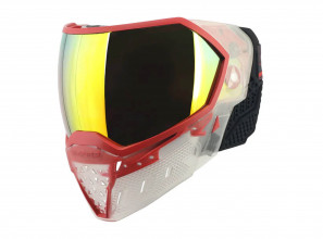 Photo MAS7237-2.jpg EVS Crystal SE Clear/Red Goggle with Fire Mirror Lens