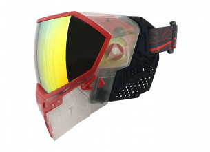 Photo MAS7237-4.jpg EVS Crystal SE Clear/Red Goggle with Fire Mirror Lens