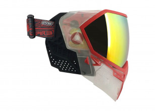 Photo MAS7237-5.jpg EVS Crystal SE Clear/Red Goggle with Fire Mirror Lens