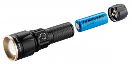 NUM128-6 Lampe Tactique rechargeable Num'Axes Led 1000 lumens Photo NUM128-6 Lampe Tactique rechargeable Num'Axes Led 1000 lumens